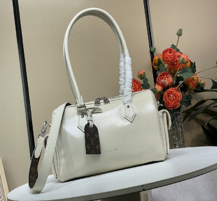  LV女包顶级原单复刻独家实拍📷【SPEEDY CARGO VIBE 手袋】M12934黑皮	M12965白皮