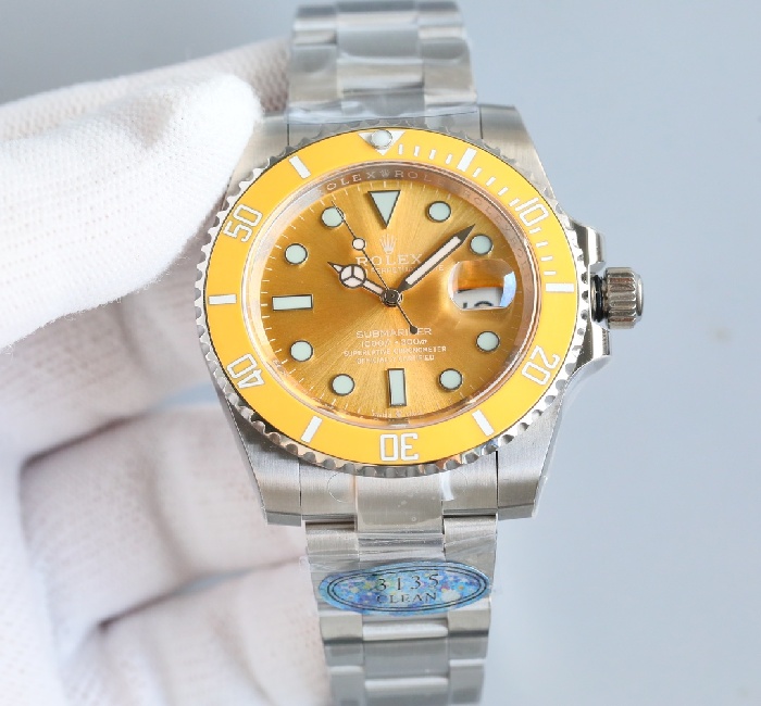 劳力士ROLEX潜航者水鬼SUB系列 最新官方蒂芙尼蓝/粉水鬼/黄水鬼腕表 纪念潜水艇人员