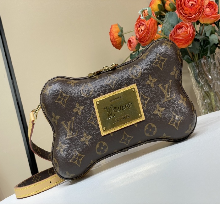 LV女包顶级原单复刻独家实拍📷【BONE 迷你手袋】M12615 老花（骨头） 