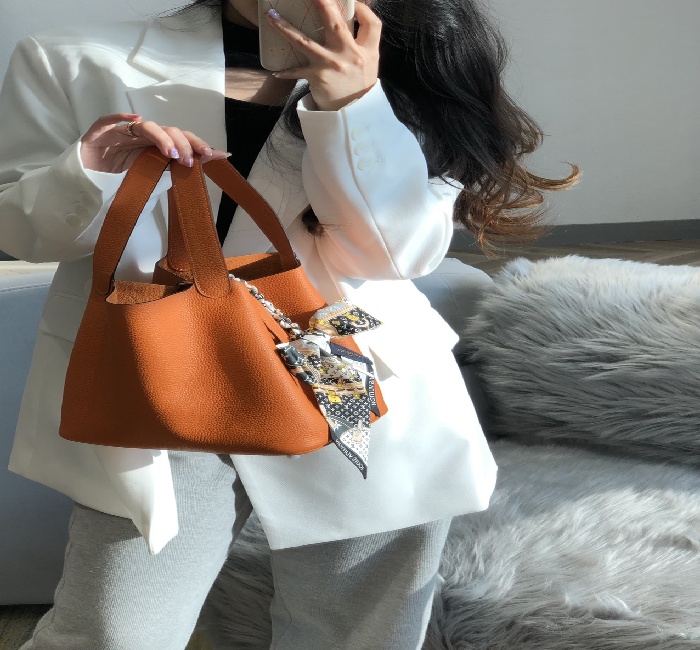 实拍上身-<strong>爱马仕</strong>橙🧡