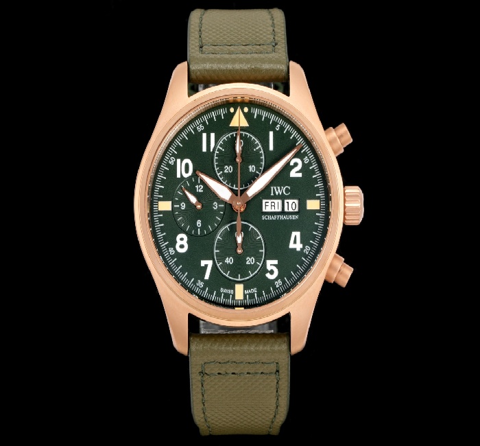 新款 IWC 万国 N9 青铜金计时喷火战机IW387907