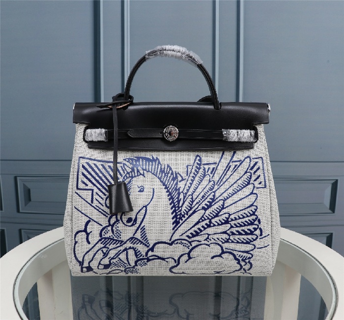 （内缝蓝马）🔥🔥<strong>爱马仕</strong>Hermès Herdag 进口防水帆布系列出货🔥🔥