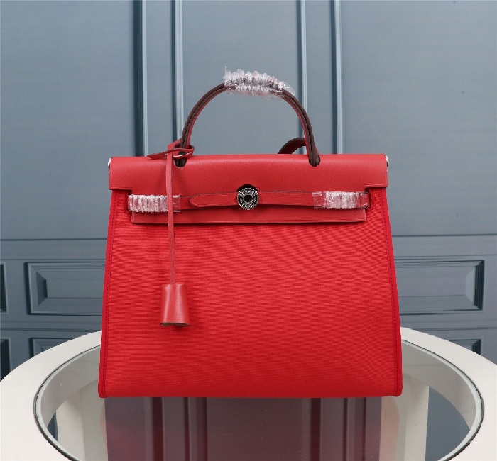 （红色）🔥🔥<strong>爱马仕</strong>Hermès Herdag 进口防水帆布系列出货🔥🔥