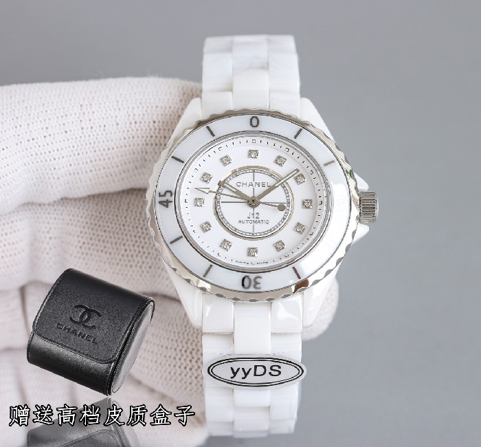 33mm透底自动机械系列  最新超级陶瓷新品——香奈儿 J12系列33mm腕表！女神福利，匠心之作 年度巨制！
