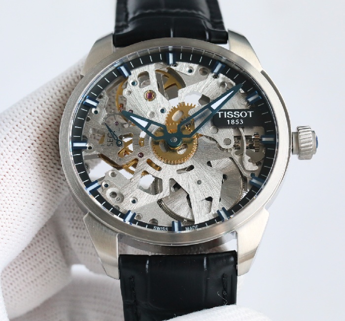 天梭 TISSOT 🎮LM1 天匠镂空系列 V3版本 改进机芯放射纹路